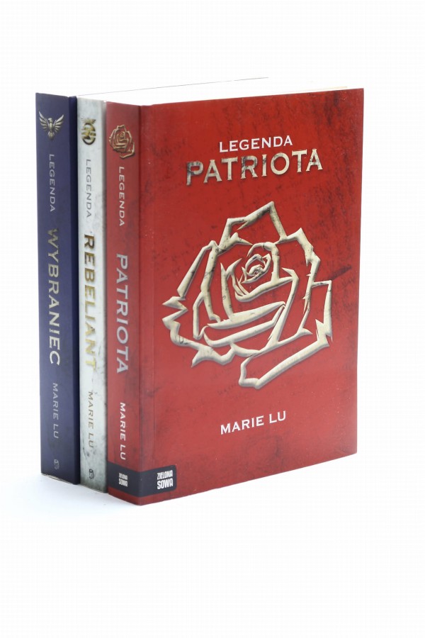3x Marie Lu Legenda Patriota, Wybraniec, Rebeliant