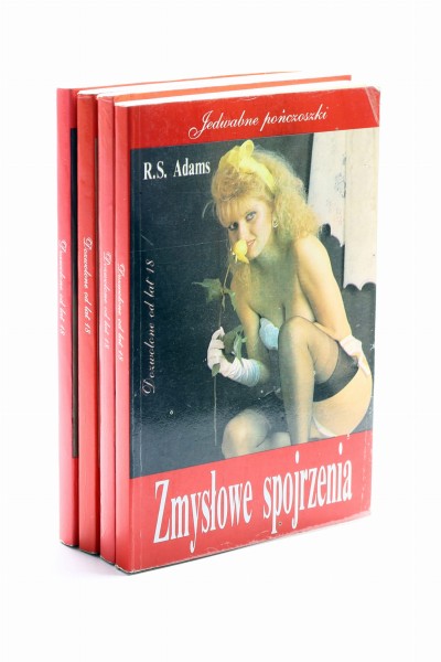 4x Adams Jedwabne pończoszki Zmysłowe spojrzenia 18+