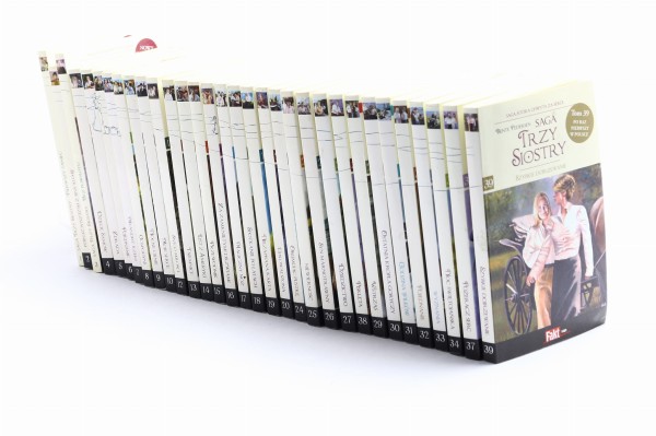 32x Pedersen Saga Trzy siostry Tomy: 1-10, 12-20, 24-27,  29-39