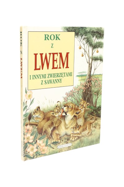 Rok z lwem i innymi zwierzętami z Sawanny Bertino