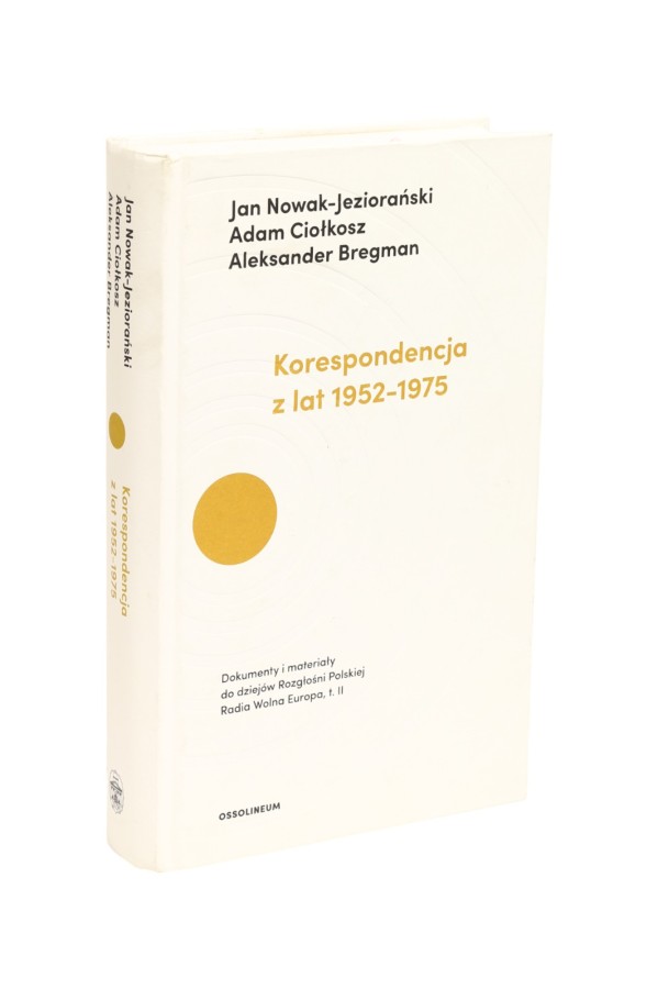 Korespondencja z lat 1952-1975 Nowak-Jeziorański