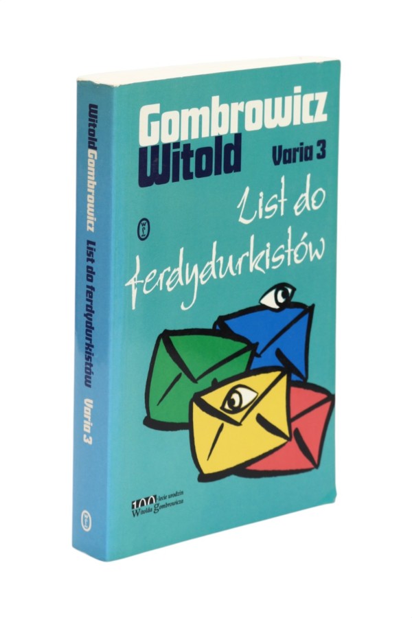 List do ferdydurkistów Varia 3 Gombrowicz
