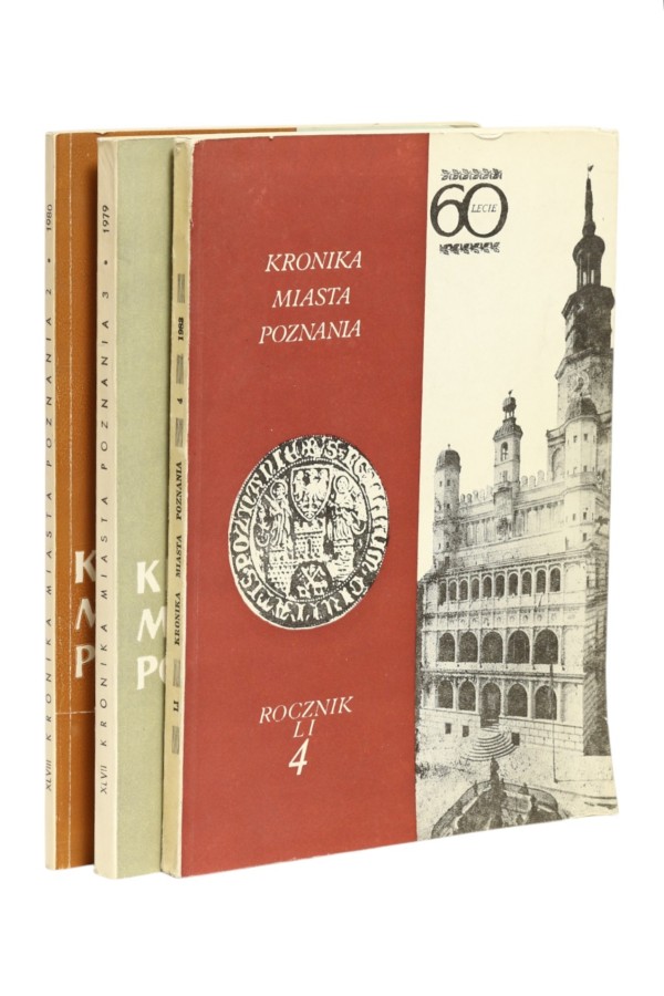 3x Kronika miasta Poznania 1979 / 1980 / 1983
