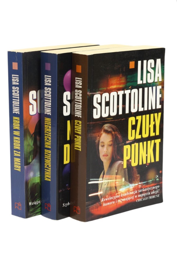 3x Scottoline Krok w krok za mary, Niegrzeczna dziewczynka, Czuły punkt