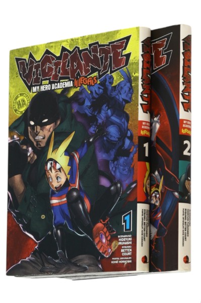 2x Furuhashi Viligante My hero academia illegals Tom 1 i 2