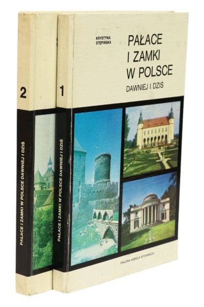 2x Stępińska Pałace i zamki w Polsce Dawniej i dziś Tom 1 i 2