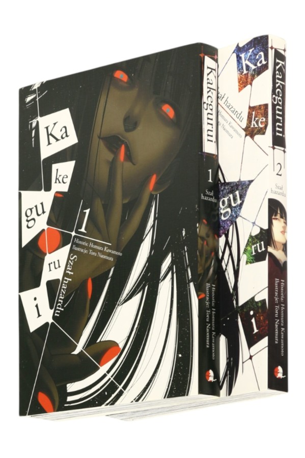 2x Kawamoto Kakegurui Szał hazardu Tom 1 i 2