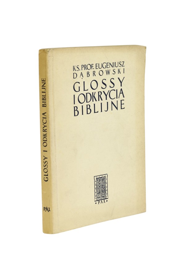 Glossy i odkrycia biblijne Dąbrowski