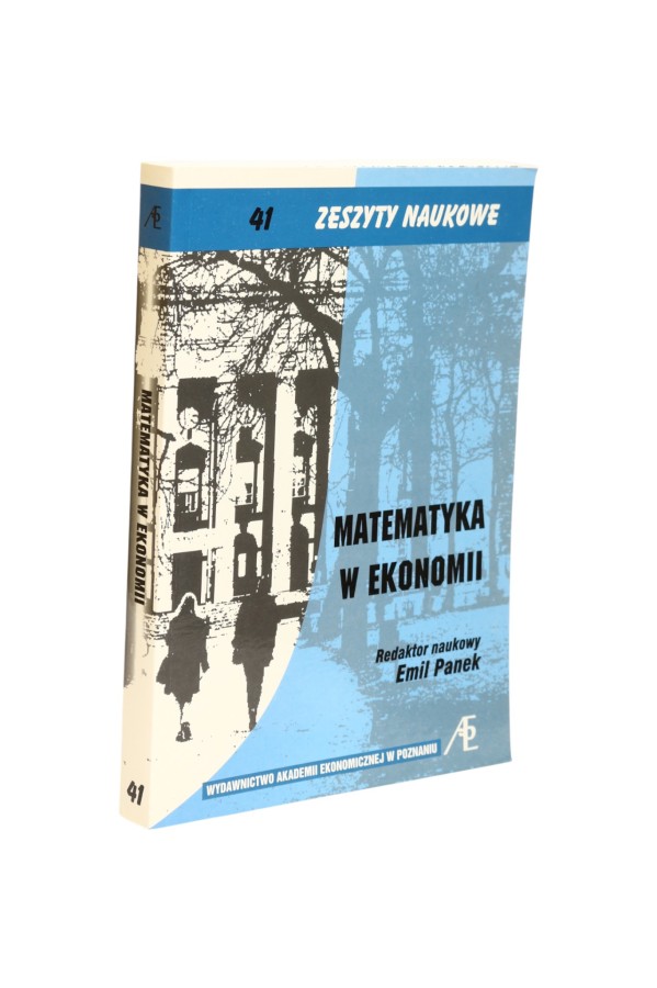 Matematyka w ekonomii Panek