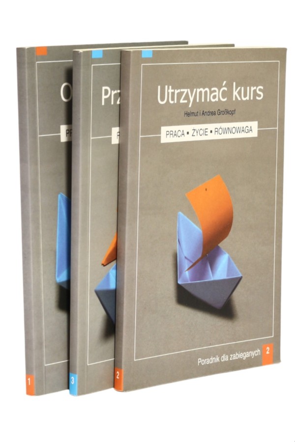 3x GroBkopf Poradnik dla zabieganych Tom 1,2,3