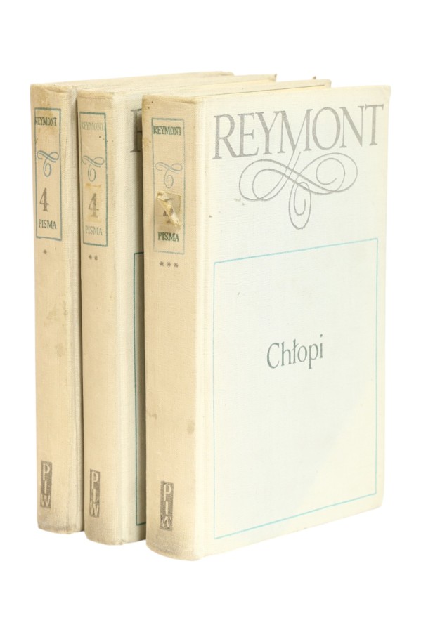 3x Reymont Chłopi Tom 1,2,3