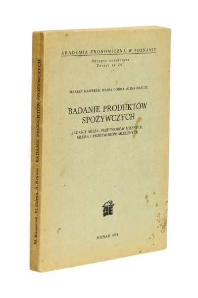 Badanie produktów spożywczych Kasperek