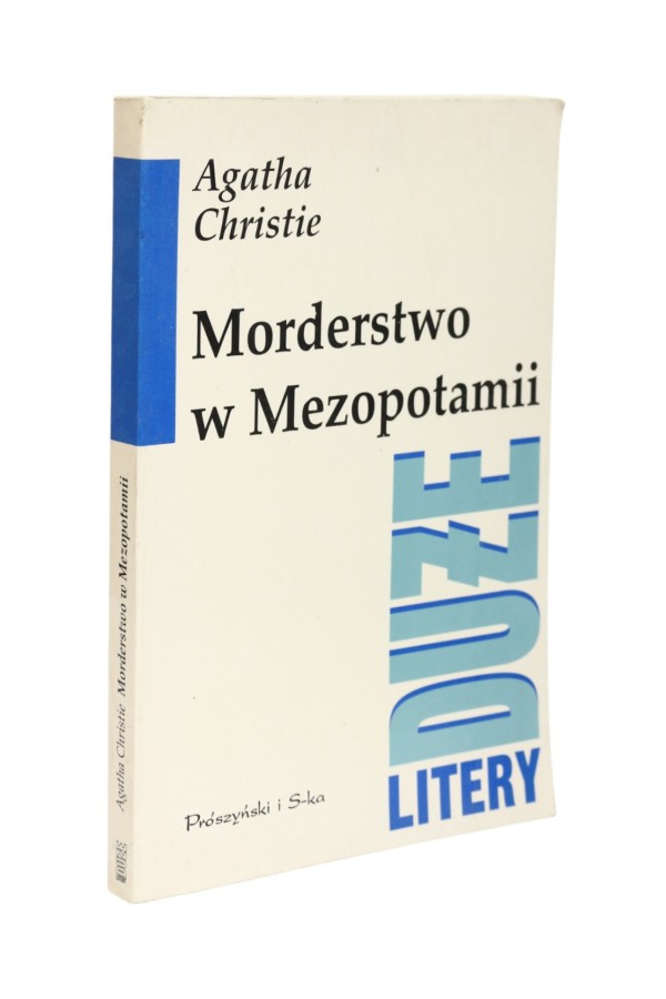 Morderstwo w Mezopotamii Christie Duże litery