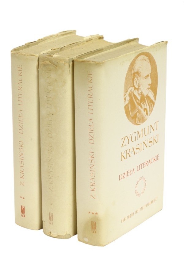 3x Krasiński Dzieła literackie Tom 1,2,3