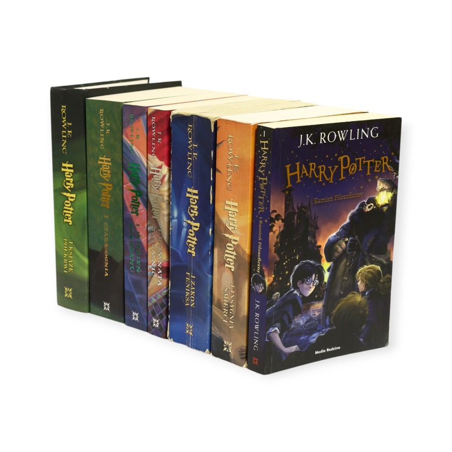 7x Rowling Harry Potter i Kamień filozoficzny/ Komnata tajemnic/ Więzień Azkabanu