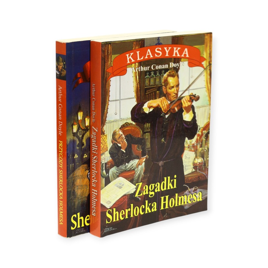 2x Doyle Przygody Sherlocka Holmesa/ Zagadki Sherlocka Holmesa