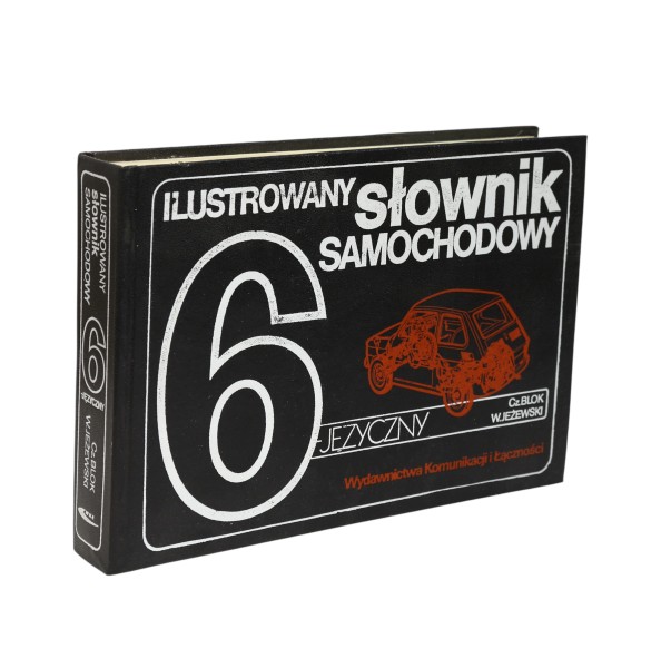 Ilustrowany słownik samochodowy 6-języczny Blok