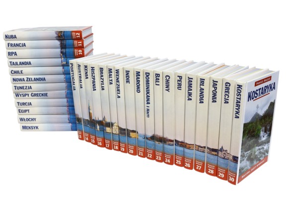 30x Podróże marzeń Tomy 1-30 Meksyk, Włochy, Egipt