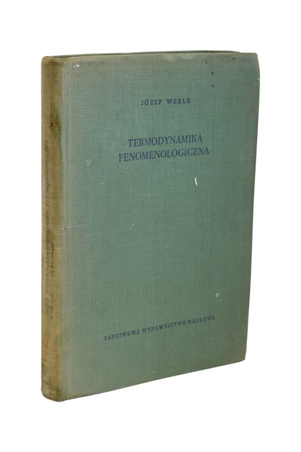 Termodynamika fenomenologiczna Werle