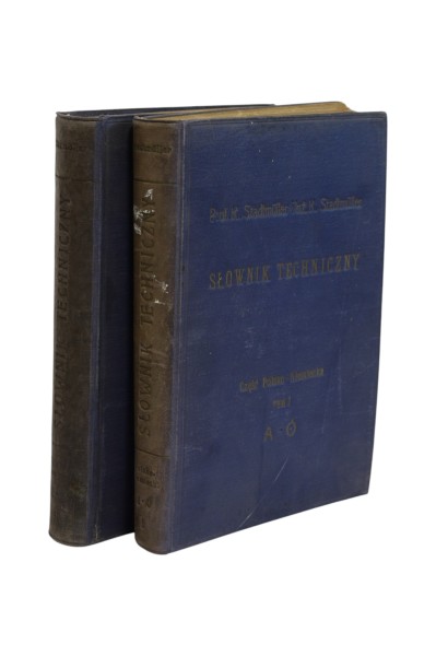 2x Stadtmuller Słownik Techniczny część Polsko-Niemieka Tom 1 i 2