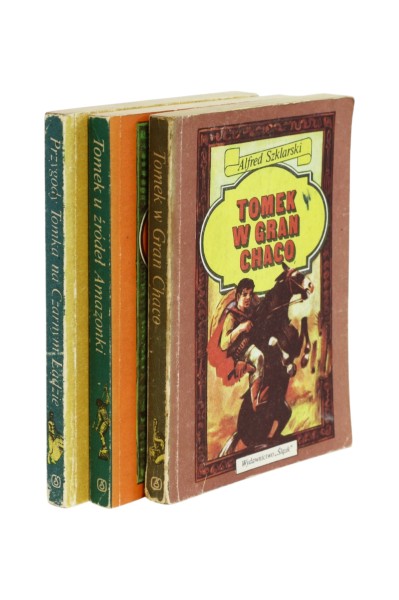 3x Szklarski Tomek w Gran Chaco/ u źródeł Amazonki/ Przygody na czarnym lądzie