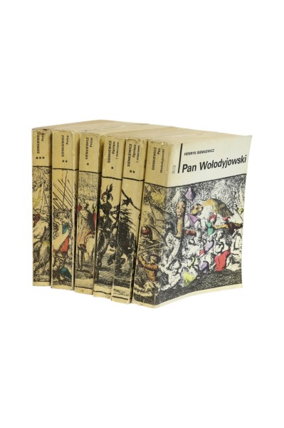 6x Sienkiewicz Trylogia Pan Wołodyjowski/ Potop/ Ogniem i mieczem