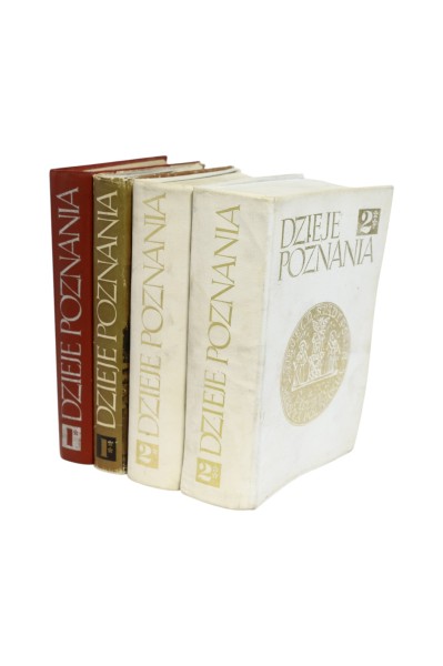 4x Topolski Dzieje Poznania Tom 1*, 1**, 2*, 2**