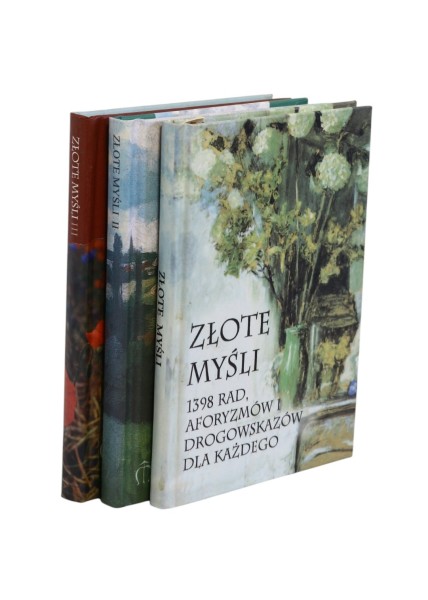 3x Złote myśli Tom 1,2,3