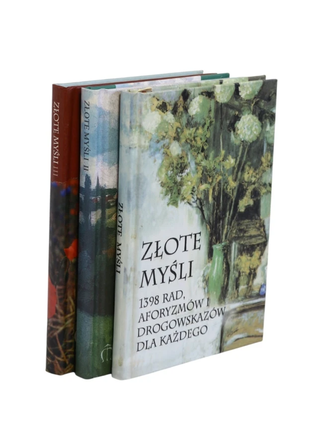 3x Złote myśli Tom 1,2,3