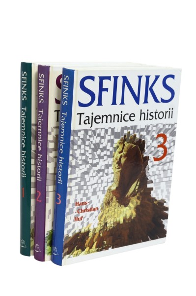 3x Huf Sfinks Tajemnice historii Tom 1,2,3