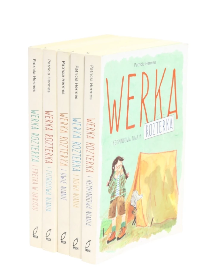 5x Hermes Werka Rozterka i fretka w ukryciu/ i futbolowa niania/ i dwie nianie