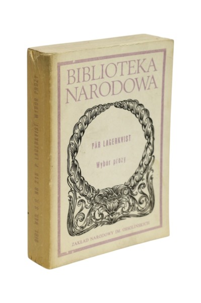 Biblioteka Narodowa Wybór prozy Lagerkvist