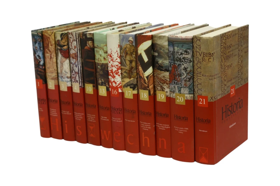 12x Historia powszechna Tom 1,2,3,4,10,13,16,17,18,19,20,21
