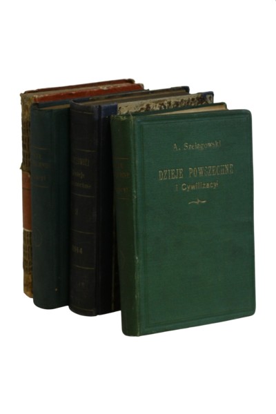 4x Szelągowski Dzieje powszechne i cywilizacyi Tom 1,2,3,4,