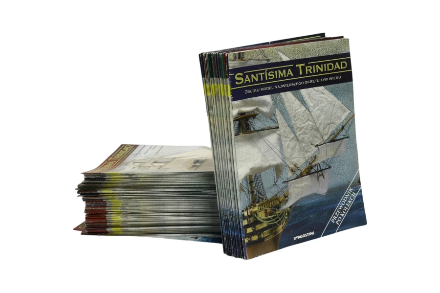 141x Santisima Trinidad Zbuduj model Tom 1-140 + przewodnik po kolekcji