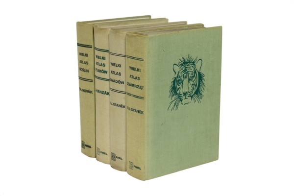 4x Wielki Atlas Roślin/ Ptaków/ Owadów/ Zwierząt