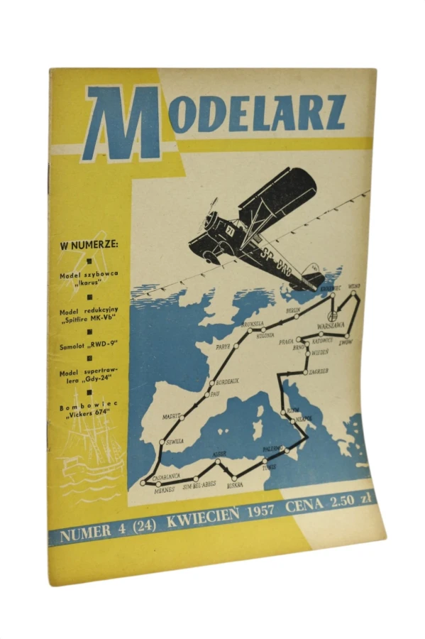 Modelarz Numer 4 (24) Kwiecień 1957