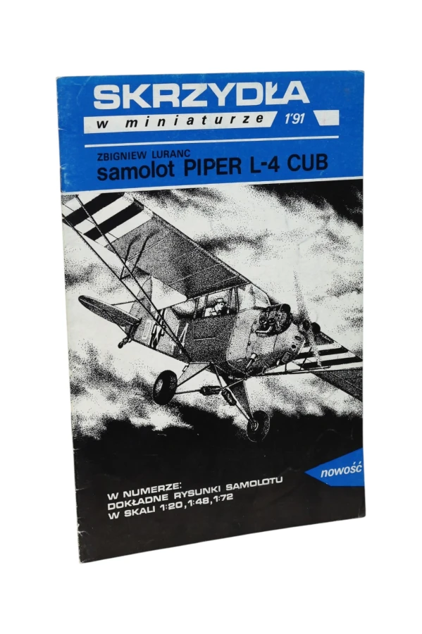 Skrzydła w miniaturze 1'91 Samolot Piper L-4 Cub Luranc