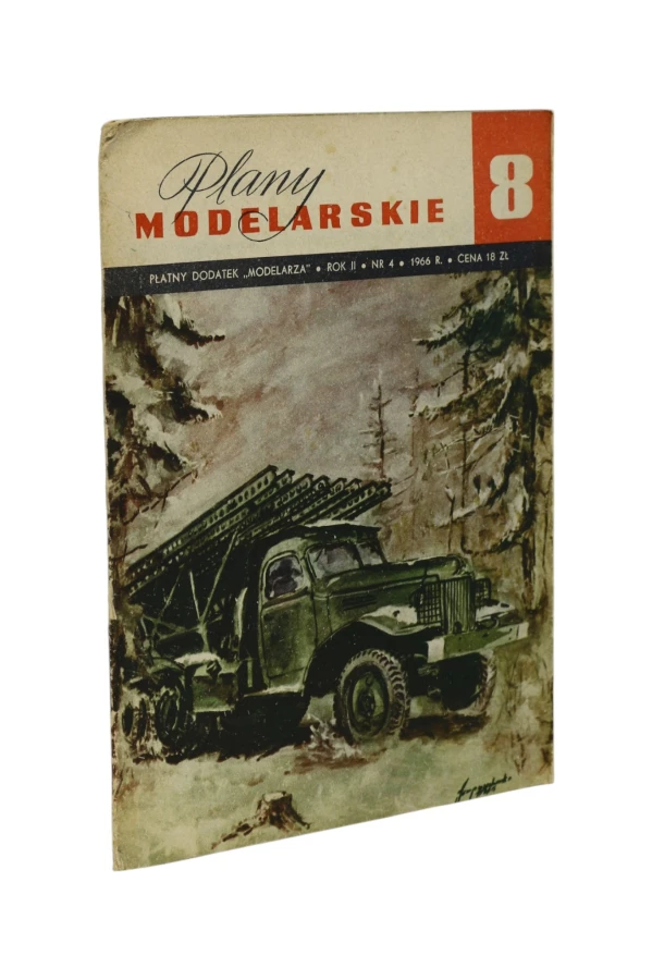 Plany modelarskie 8 Rok II Nr 4 1966