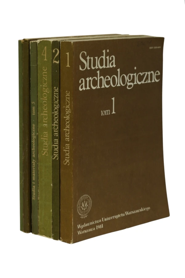 6x Studia i materiały archeologiczne Tom 1,2,4,5,6,7