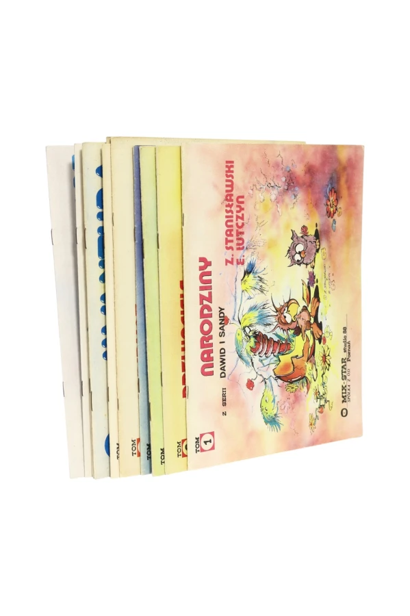 11x Dawid i Sandy Narodziny, Przyjaciele, Sidła, Wyspa 1-9, 11, 13