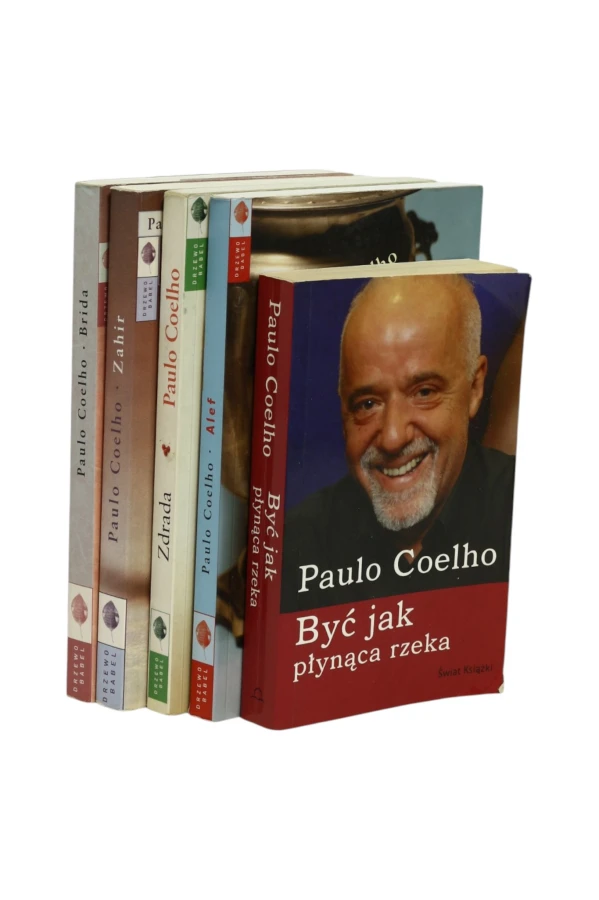 5x Coelho Alef/ Zdrada/ Zahir/ Brida/ Być jak płynąca rzeka