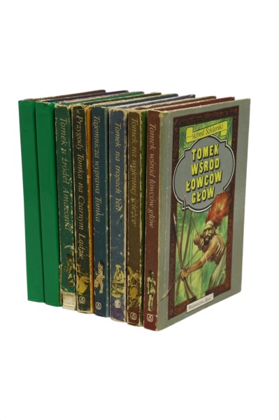 8x Szklarski Tomek u źródeł Amazonki/ Tomek na tropach Yeti