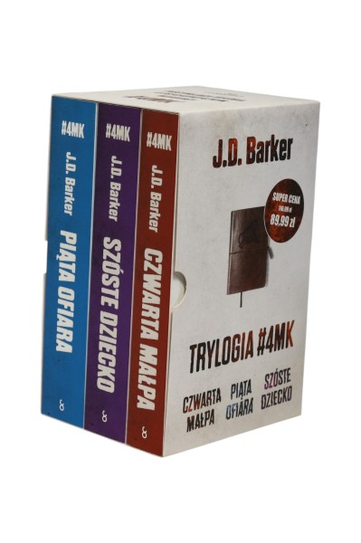 3x Barker Trylogia #4MK Czwarta małpa/ Piąta ofiara/ Szóste dziecko