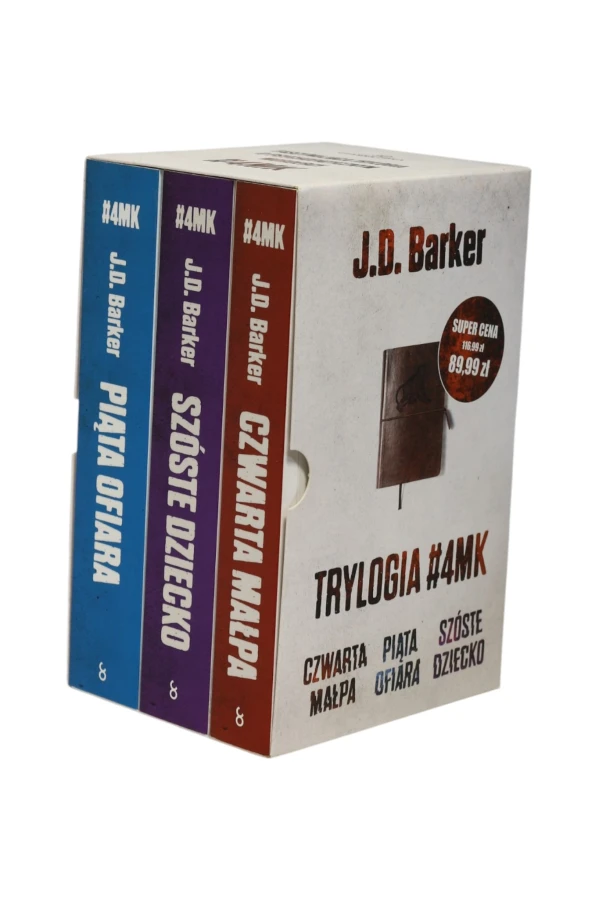 3x Barker Trylogia #4MK Czwarta małpa/ Piąta ofiara/ Szóste dziecko