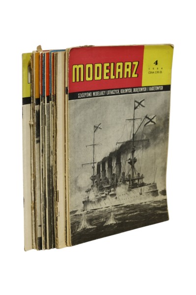 14x Modelarz Rok 1964/ 1965/ 1966