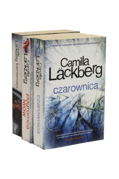 3x Lackberg Czarownica/ Pogromca lwów/ Kamieniarz