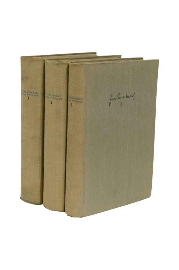 3x Parandowski Dzieła wybrane Tom 1,2,3