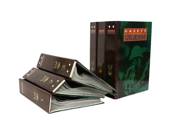Gazeta Wojenna zestaw 1-120 + gazety + plakaty + indeks