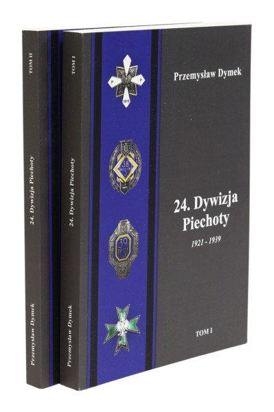 2x Dymek 24. Dywizja Piechoty 1921-1939 Tom I i II